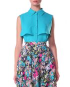Top fluide turquoise